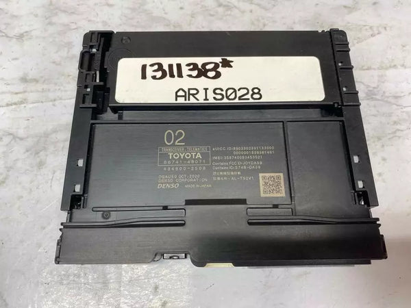 2020 21 22 23 24 TOYOTA 4RUNNER TRANSCREIVER UNIDAD DE MÓDULO DE CONTROL TELEMÁTICO OEM 8674148071