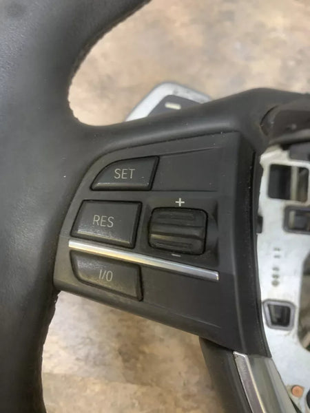 14 15 16 17 18 19 BMW 650I CONJUNTO DE VOLANTE DE CUERO NEGRO OEM 32307851231