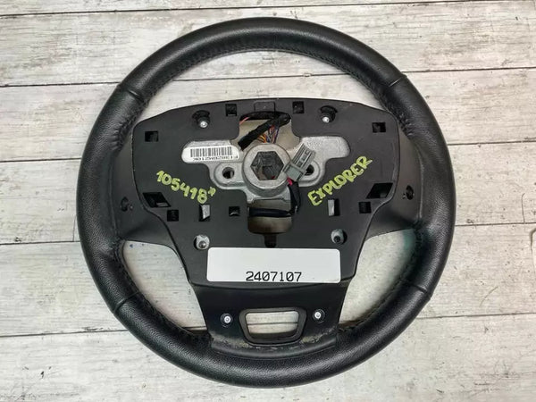 VOLANTE DE CUERO NEGRO XLT PARA FORD EXPLORER 2018-2019, CONJUNTO OEM JB5Z3600ZA