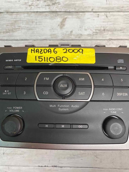 Mazda 6 Radio am fm 2009 radio tunner & receiver no navigation OEM GS3L669R0D
