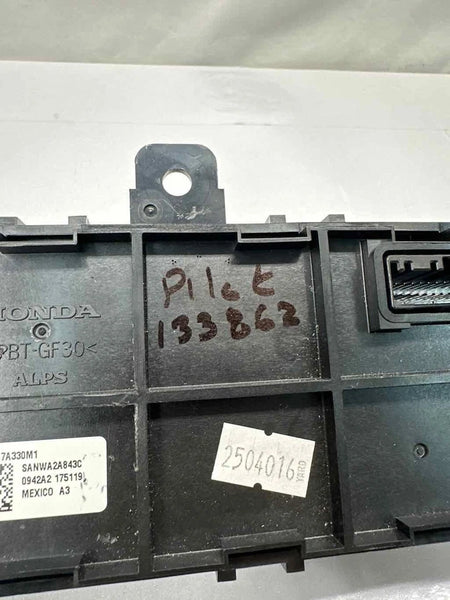 2021 2022 HONDA PILOT CLIMATE CONTROL HVAC AC PANEL US MARKER SE MODEL 79600TG7A33