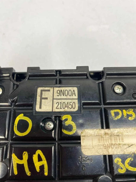 2009 TO 2014 NISSAN MAXIMA RADIO AM FM SCREEN CONTROL PANEL ASSY OEM 283959N00A