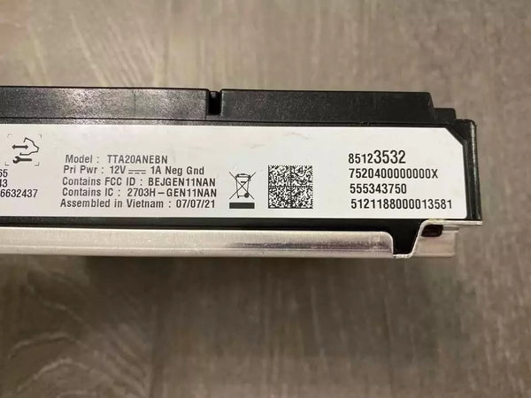 Chevrolet Trailblazer communication 21 22 telematics control module OEM 85123532