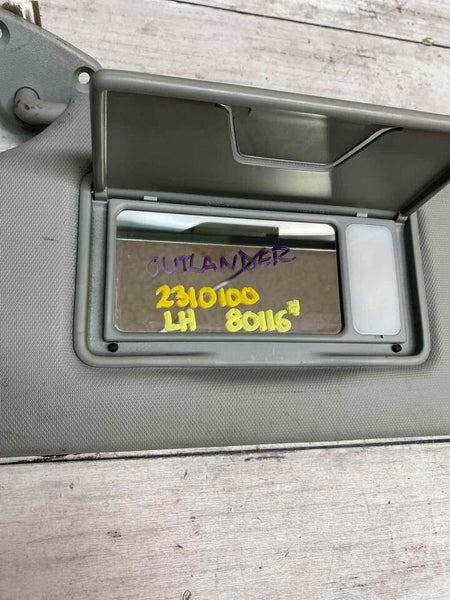 MITSUBISHI OUTLANDER SPORT SUN VISOR 2020 LEFT ILLUMINATION MIRROR GRAY COLOR LH