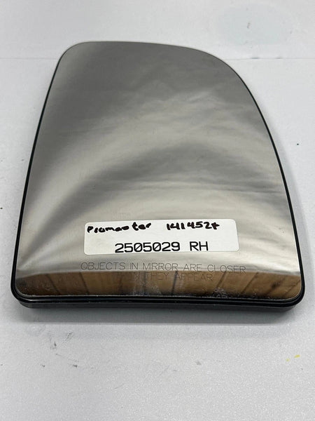 2019 DODGE RAM PROMASTER 1500 DOOR MIRROR RIGHT SIDE GLASS ONLY OEM 01706291600