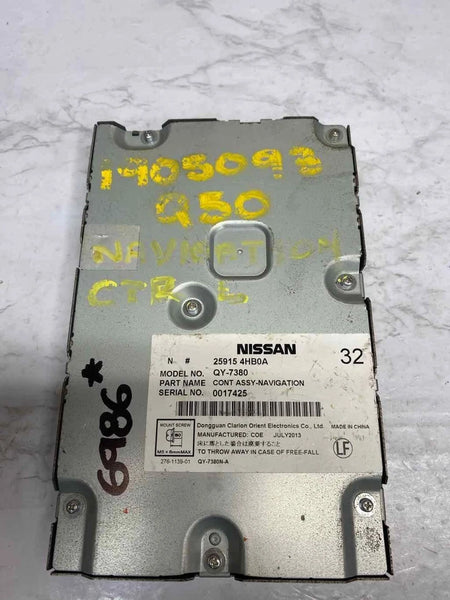 2014 INFINITI Q50 NAVIGATION CONTROL DRIVER ASSIST MODULE OEM 3.7L 259154HB0A