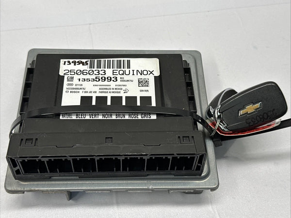 2018 TO 2023 CHEVY EQUINOX ENGINE CONTROL UNIT 12719250 13535993 WITH BCM 2 KEYS