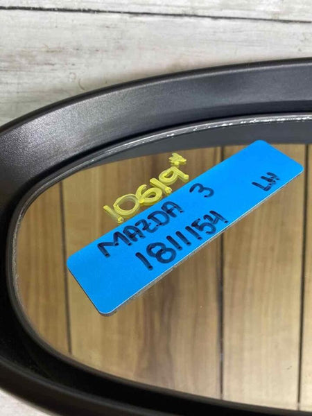 ESPELHO RETROVISOR MAZDA 3 2010 2013 ESQUERDO COR PRATA SEM SINAL DE DIREÇÃO BBM26918ZL