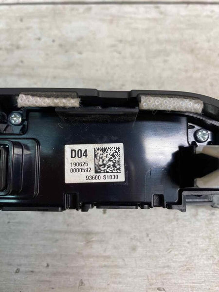 HYUNDAI SANTA FE 2020 INTERRUPTOR DE ASIENTO CALEFACCIONADO CONJUNTO DE PANEL CALEFACCIONADO OEM 93600S1030