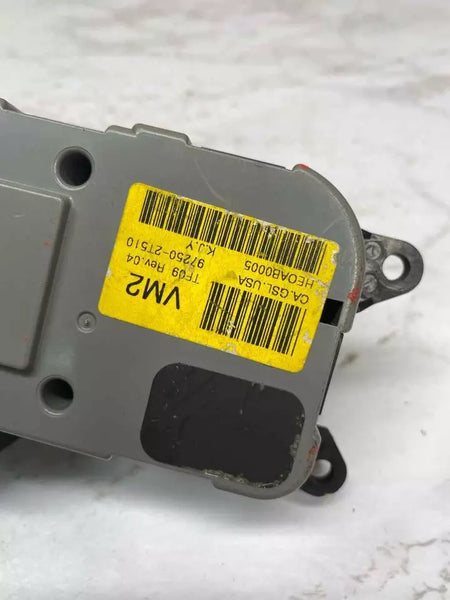 2011 12 13 KIA OPTIMA CONTROL DE CLIMATIZACIÓN AL PANEL DE AIRE ACONDICIONADO HVAC MANUAL LX OEM 972502T510