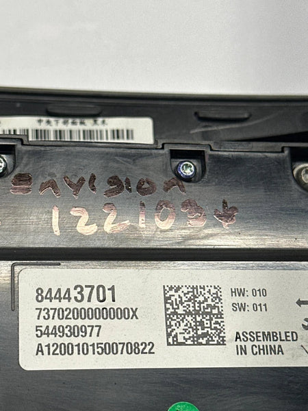 2016 TO 2020 BUICK ENVISION CLIMATE CONTROL HVAC AC FRONT PANEL ASSY OEM 84443701