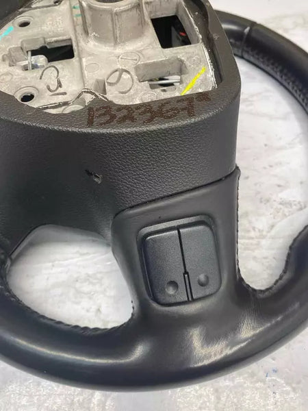 2019 CHEVROLET TRAVERSE STEERING WHEEL BLACK LEATHER ASSEMBLY OEM 84508160