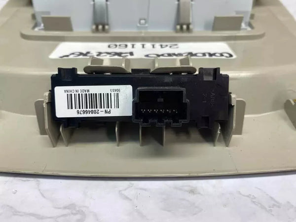 16 17 18 19 20 21 22 CHEVY COLORADO CONSOLA SUPERIOR CONJUNTO DE LUZ DE CONDENSACIÓN DE TECHO OEM GRIS 84112680