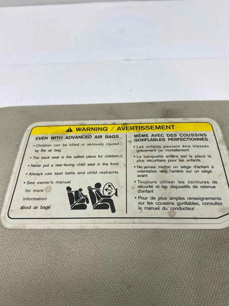 2006 TO 2008 INFINITI FX35 SUN VISOR RIGHT PASSENGER SIDE 96400CL70B ILLUINATED