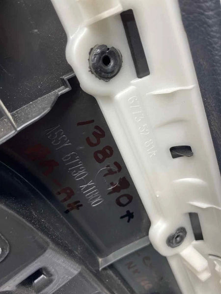 2021 LEXUS NX300 DOOR PANEL TRIM REAR RIGHT SIDE ASSY OEM 74650X1B01 BLACK/RED