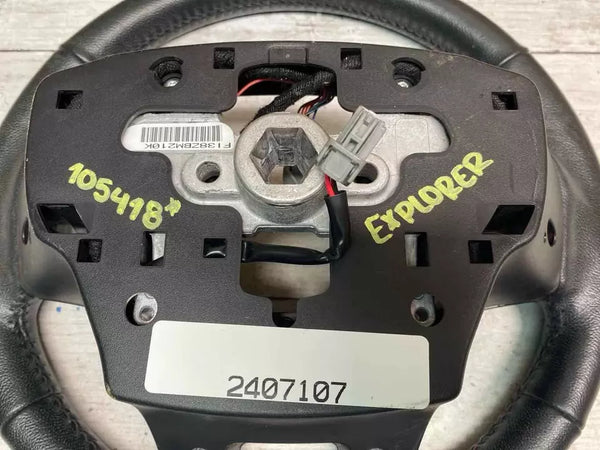 VOLANTE DE CUERO NEGRO XLT PARA FORD EXPLORER 2018-2019, CONJUNTO OEM JB5Z3600ZA