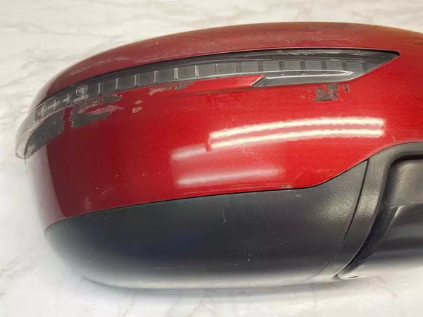 16 17 18 19 20 NISSAN ROGUE DOOR MIRROR RIGHT SIDE RED CODE NBL ASSY OEM 963019TB0A