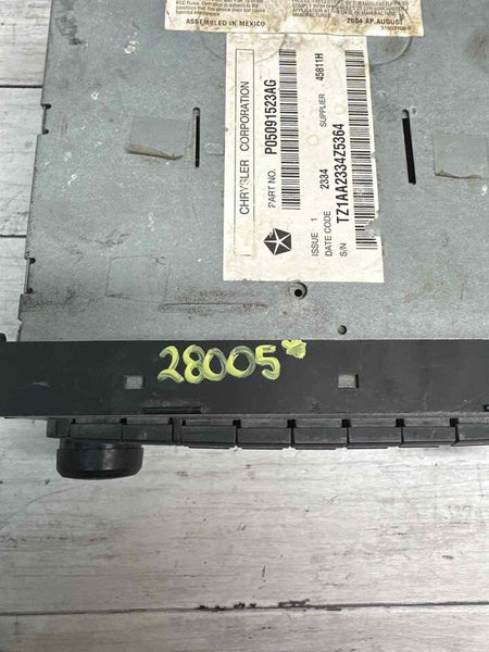 2004 2010 DODGE MAGNUM RADIO RECEIVER ASSY OEM NO NAVIGATION 5091523AG