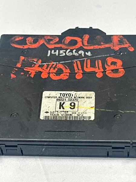 14 16 TOYOTA COROLLA MULTI NETWORK CONTROL BCM BODY MODULE ASSY OEM 8922102370