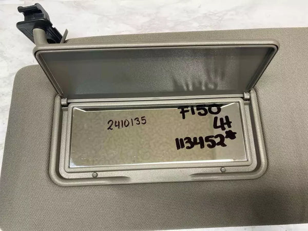 2018 TO 2020 FORD F-150 SUN VISOR LEFT SIDE CREW CAB GRAY ASSY OEM JL3Z1504105CB