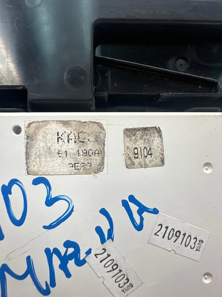 2016 MAZDA CX-5 CLIMATE CONTROL HVAC AC MANUAL PANEL ASSY OEM KA0G61190A