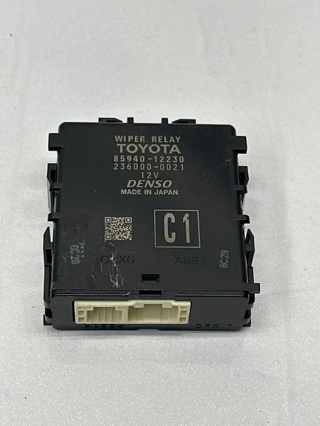 2020 TOYOTA COROLLA WIPER RELAY CONTROL MODULE UNIT ASSEMBLY OEM 8594012230