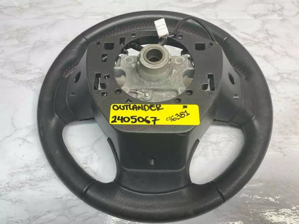 18 19 20 21 22 23 MITSUBISHI OUTLANDER SPORT VOLANTE DE CUERO CON COSTURA ROJA OEM 4400A706XB