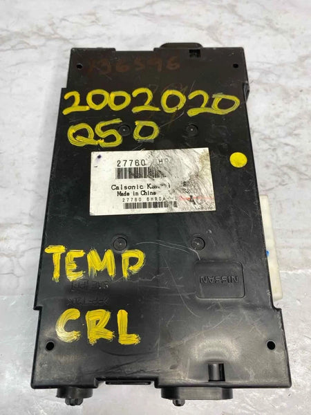 2019 TO 2023 INFINITI Q50 CLIMATE CONTROL AC HVAC MODULE NO HEATED SEATS OEM 277606HR0A