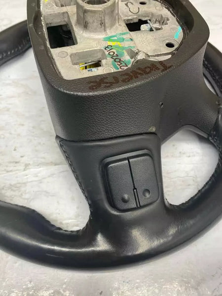 2019 CHEVROLET TRAVERSE STEERING WHEEL BLACK LEATHER ASSEMBLY OEM 84508160