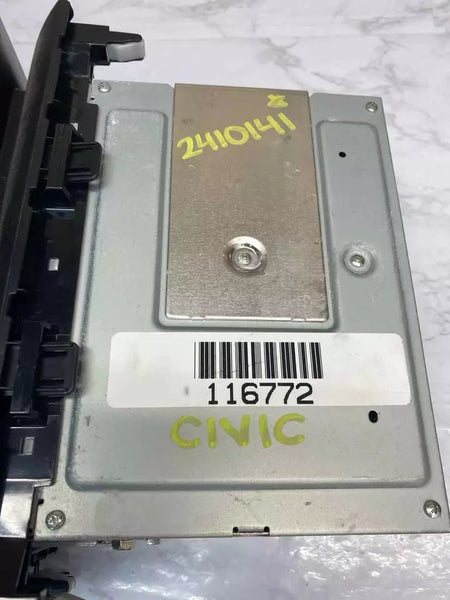 2020 HONDA CIVIC RADIO AM FM RECEIVER & SCREEN HATCHBACK SPORT OEM 39101TGGAB1
