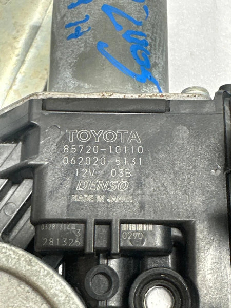 2018 TO 2022 TOYOTA CHR WINDOW MOTOR REAR RIGHT SIDE ASSEMBLY OEM 8572010110
