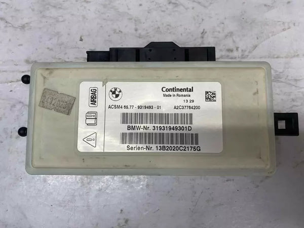 2012 13 14 15 16 17 18 BMW 320 UNIDAD DE MÓDULO DE CONTROL DE DETECCIÓN DE OCUPANTES OEM 31931949301D