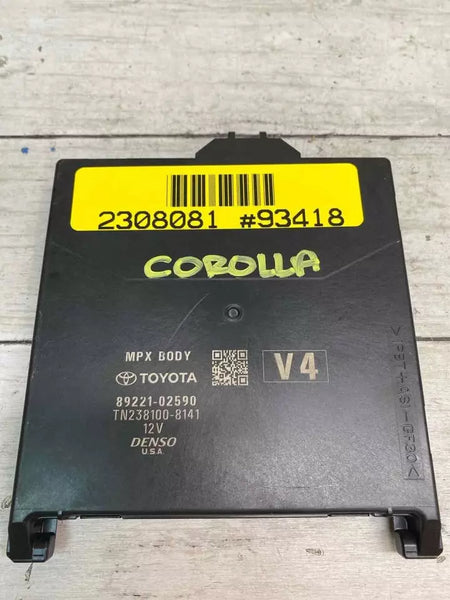 Toyota Corolla multi network 20 21 22 23 body control module bcm OEM 8922102590