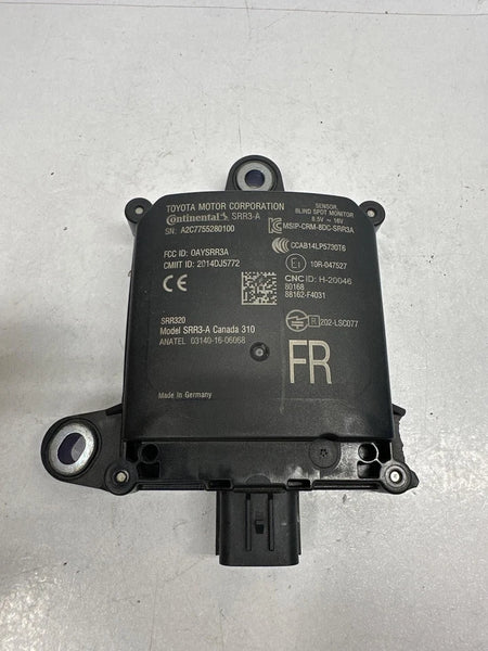 2020 TO 2022 TOYOTA CHR BLIND SPOT ALERT SENSOR REAR RADAR UNIT ASSY OEM 88162F4031