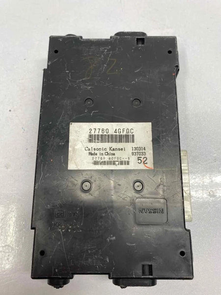 2014 2015 INFINITI Q50 CLIMATE CONTROL HVAC TEMPERATURE MODULE 3.7L OEM 277604GF0C