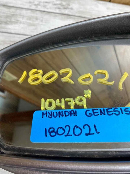 DOOR MIRROR HYUNDAI GENESIS 2009 2014 SEDAN LEFT SILVER COLOR OEM 876103MDD0