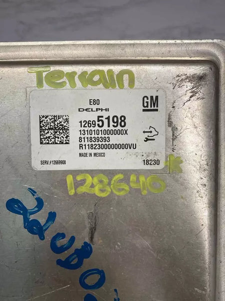 18 19 20 GMC Terrain Unidad de control del motor ECU ECM 1.5L ASSY OEM 12669908