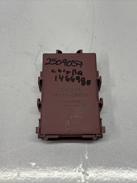 2020 TO 2023 TOYOTA COROLLA NETWORK GATEWAY CONTROL MODULE SEDAN OEM 891110R020