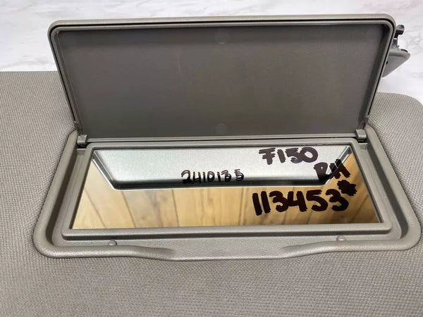2018 2020 FORD F-150 SUN VISOR RIGHT SIDE CREW CAB GRAY ASSY OEM JL3Z1504104JA