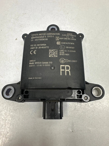 2020 TO 2022 TOYOTA CHR BLIND SPOT ALERT SENSOR REAR RADAR ASSY OEM 88162F4031