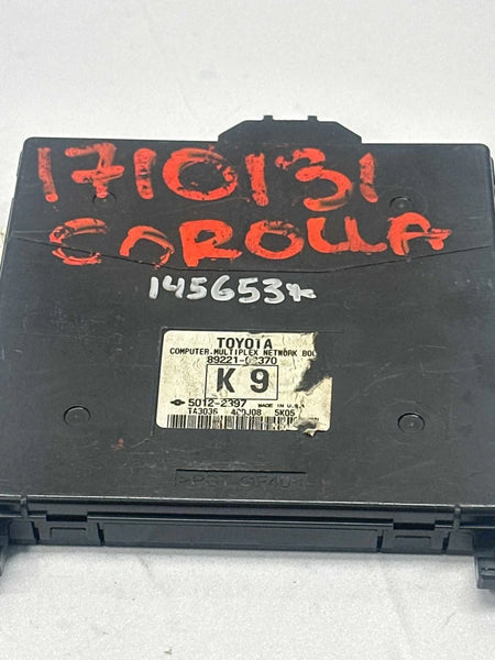 2014 TO 2016 TOYOTA COROLLA MULTI NETWORK CONTROL BODY MODULE UNIT OEM 8922102370