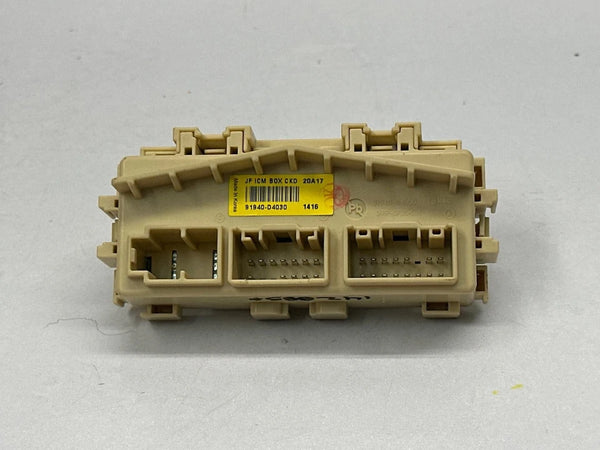 2016 TO 2020 KIA OPTIMA IGNITION CONTROL MODULE FUSE RELAY ASSEMBLY OEM 91940D4030