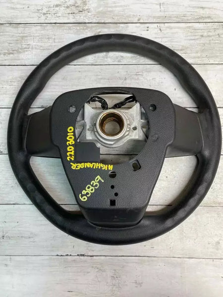 Toyota Highlander steering wheel 20 to 23 black urethane assy OEM 451000E510C1