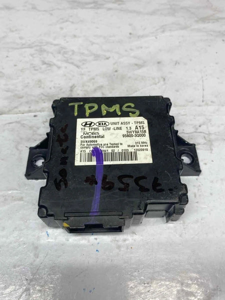HYUNDAI SONATA SUSPENSION CONTROL 11 13 TPMS MODULE UNIT 2.4L VIN C 958003Q000