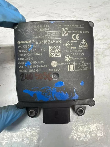 16 17 18 19 JEEP GRAND CHEROKEE SENSOR DE ALERTA DE PUNTO CIEGO TRASERO CONJUNTO OEM 68418245AB
