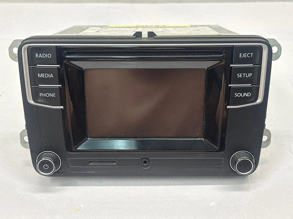 2018 VOLKSWAGEN PASSAT RADIO AM FM DISPLAY & RECEIVER 5.0" ASSY OEM 561035150B