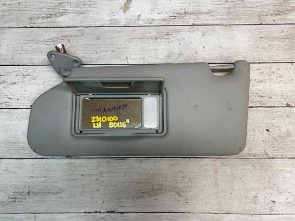 MITSUBISHI OUTLANDER SPORT SUN VISOR 2020 LEFT ILLUMINATION MIRROR GRAY COLOR LH