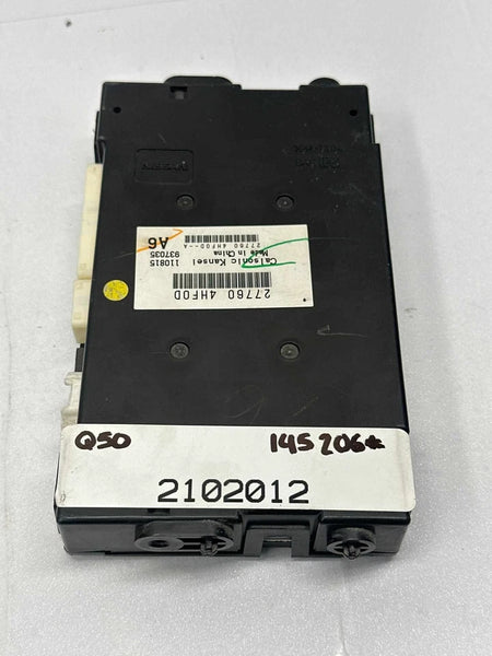 2014 2015 INFINITI Q50 CLIMATE CONTROL MODULE TEMPERATURE 3.7L OEM 277604HF0D