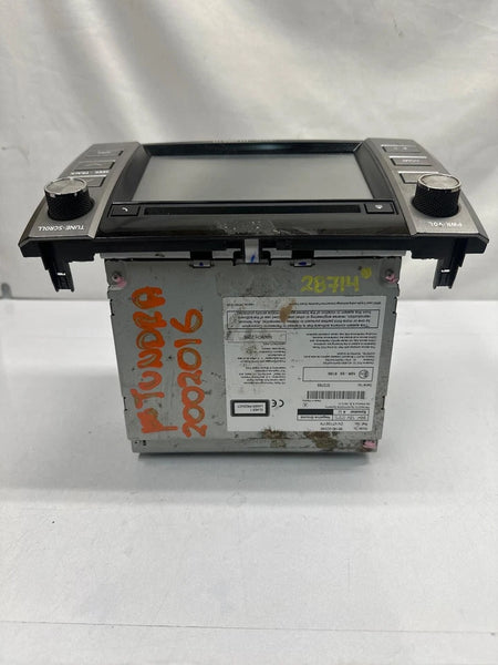 14 15 TOYOTA TUNDRA RADIO AM FM DISPLAY & RECEIVER AM FM CD ASSY OEM 861400C040