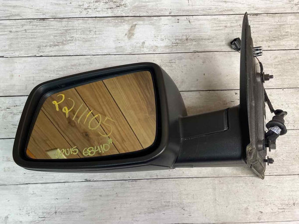 DOOR MIRROR DODGE RAM 13 22 1500 CLASSIC LEFT BLACK TEXTURED 6X9" OEM 68147863AR